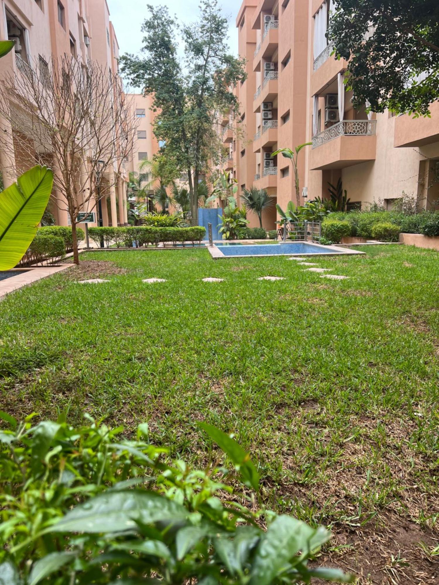 Appartement Safran Avec Piscine Marrakesh Exterior foto